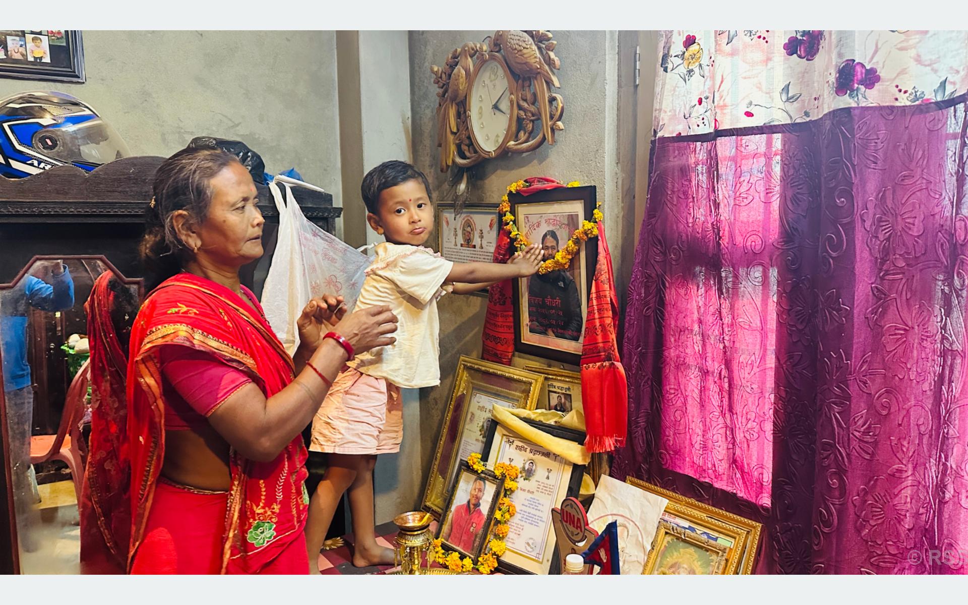 सहिद पुत्री दिवान्सीले दिनदिनै सोध्छिन्, ‘मम्मी, बाबा खोइ ?’