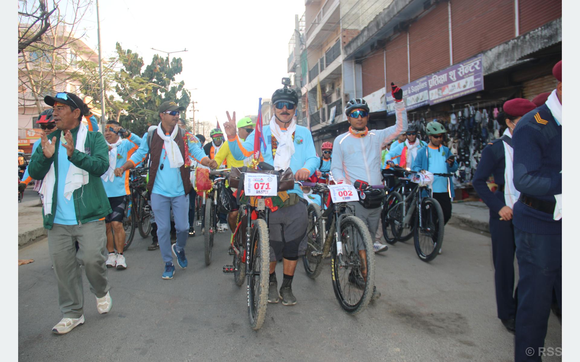 नेपालगञ्जमा आजदेखि ‘टुर द ठाकुरद्वारा’ साइकल महोत्सव
