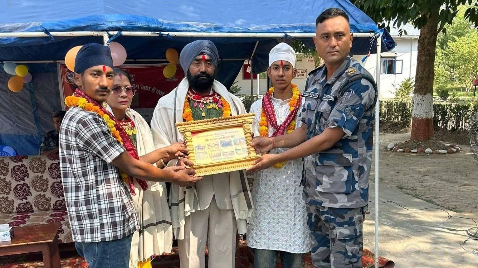 बाँकेका सुरेन्द्र सिंहको परिवारमा तीन पुस्तादेखि सुरक्षाकर्मी