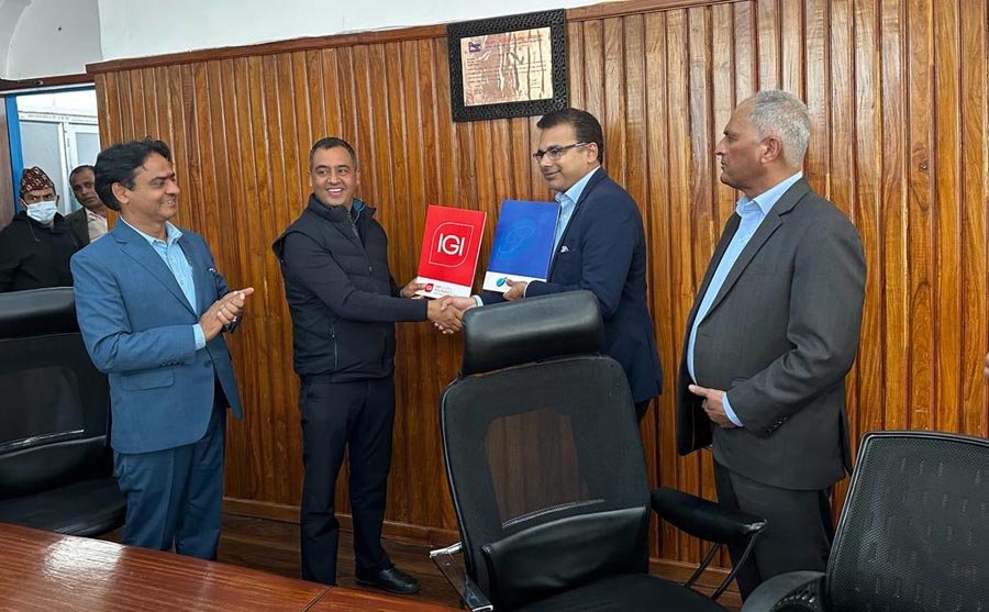 आईजिआई र प्रुडेन्सियल इन्स्योरेन्सले पायो सहमति पत्र