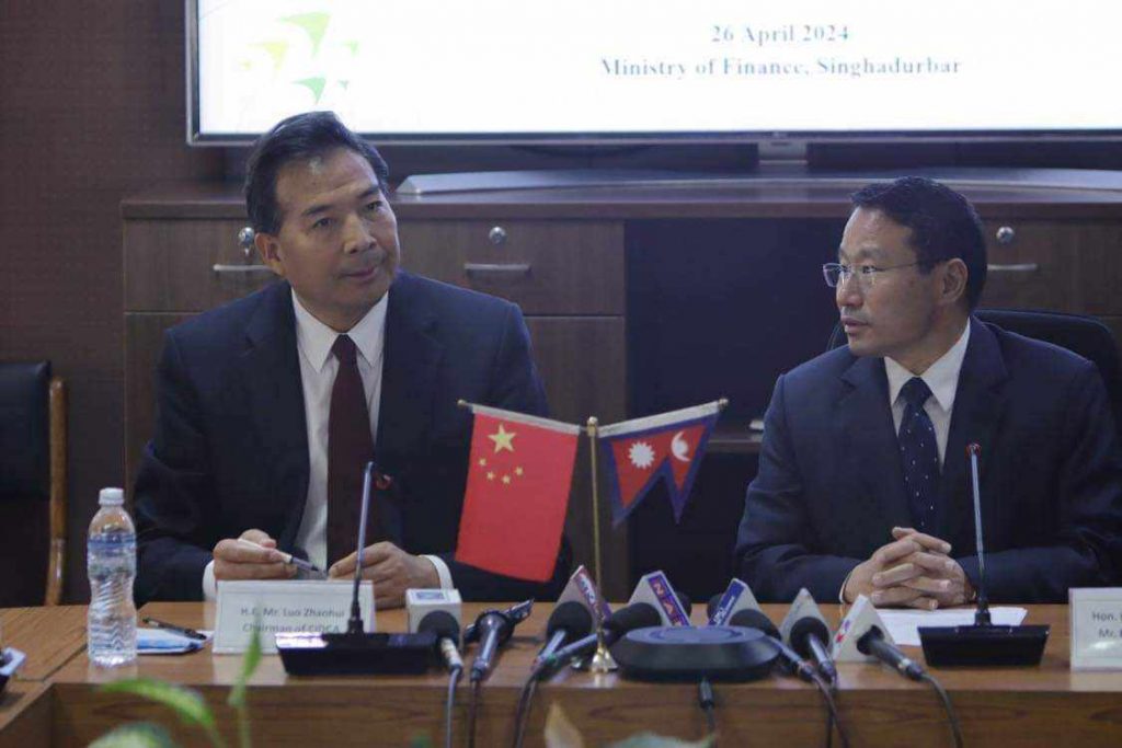 नेपाल र चीनबिच दुई सम्झौतामा हस्ताक्षर