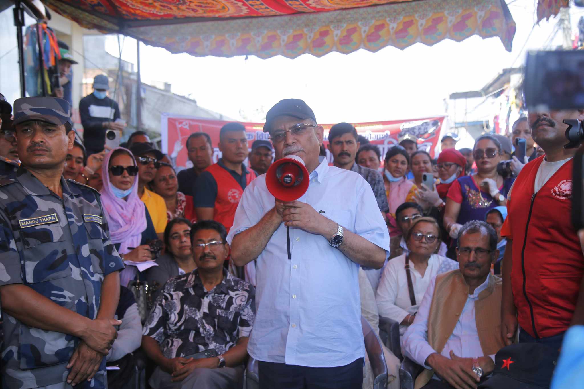 प्रचण्डद्वारा राहत र पुनर्स्थापनाका लागि स्वयंसेवक परिचालन अभियान उद्घाटन