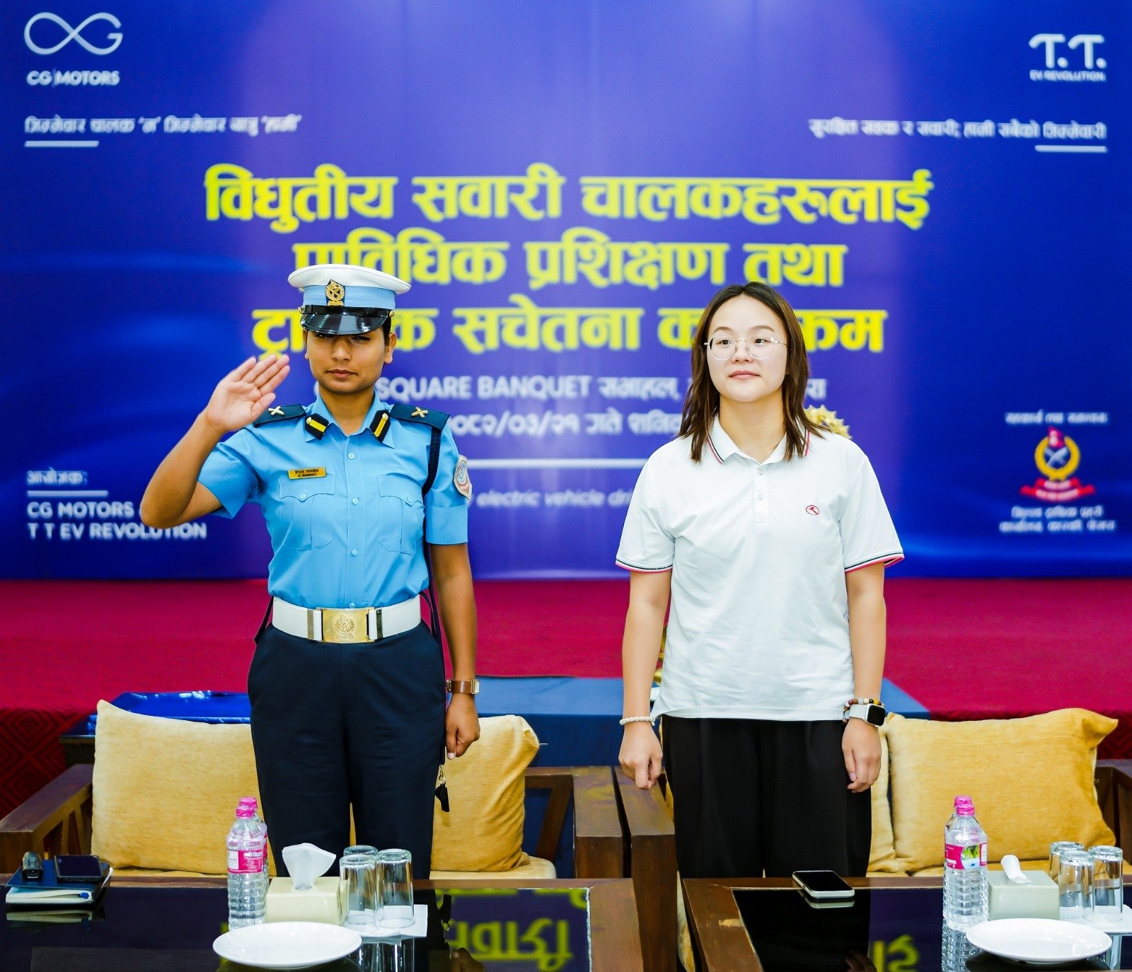 सीजी मोटर्स र टी.टी. ईभी रिभोलुशनद्वारा चालकहरुलाई प्रविधिक प्रशिक्षण र ट्राफिक सचेतना