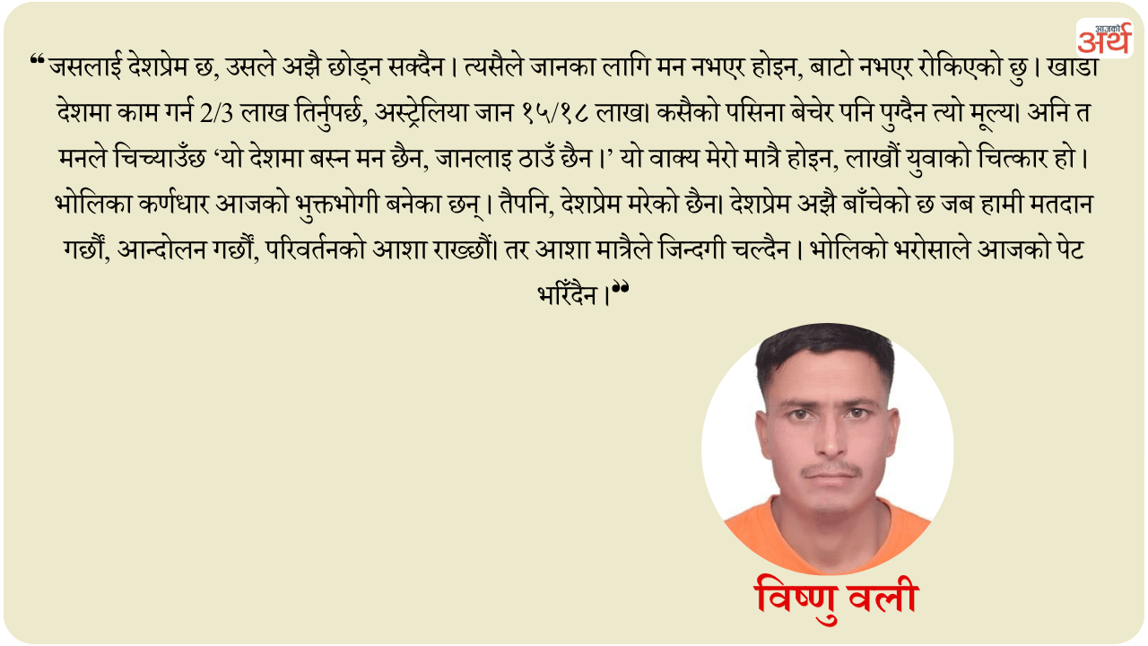 युवाहरुको क्रन्दन : यो देशमा बस्न मन छैन, जानलाई ठाउँ छैन