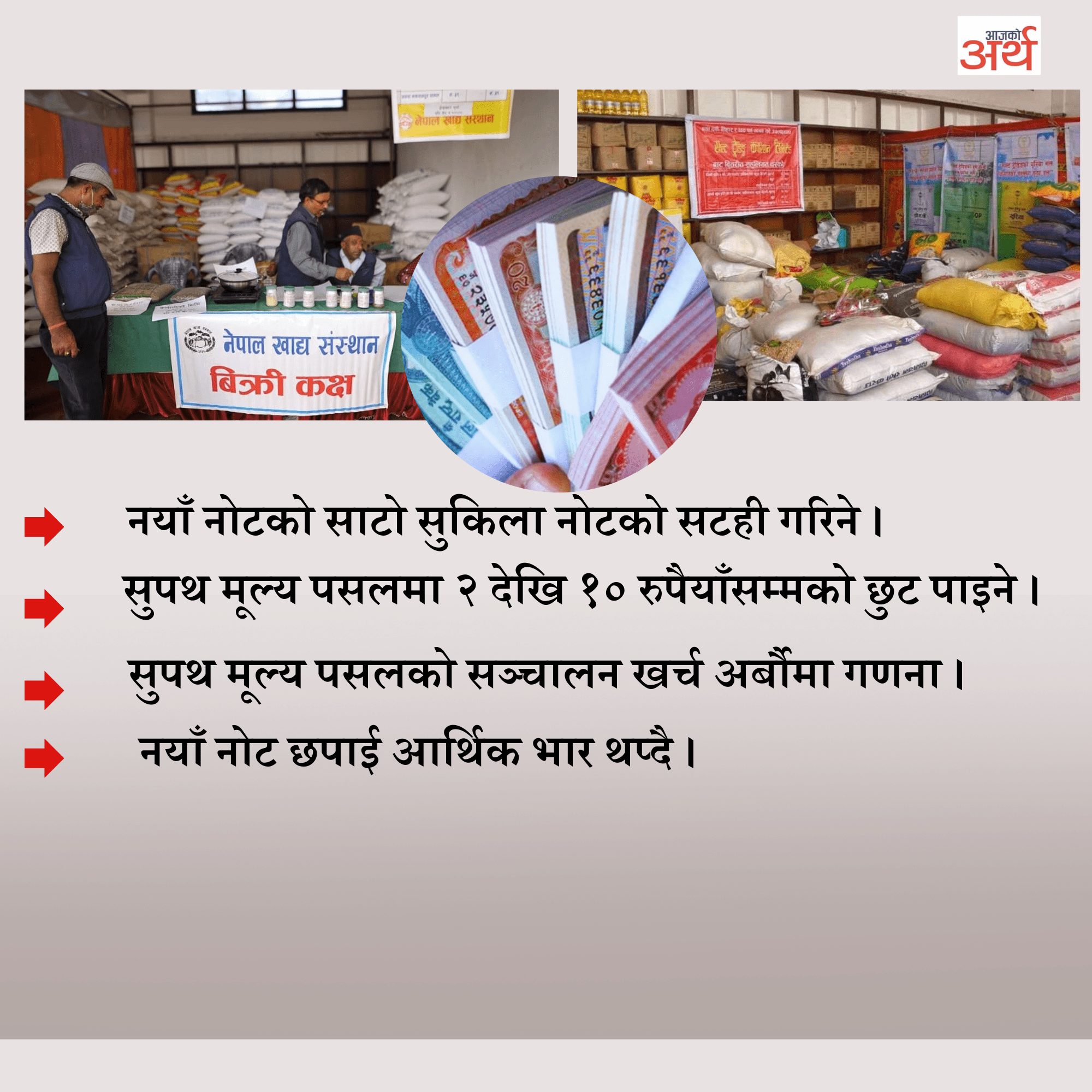 सुकिला नोट वितरण तथा सुपथ मूल्य पसल सञ्चालन : सर्वसाधारणलाई सहुलियत, राज्यलाई आर्थिक भार
