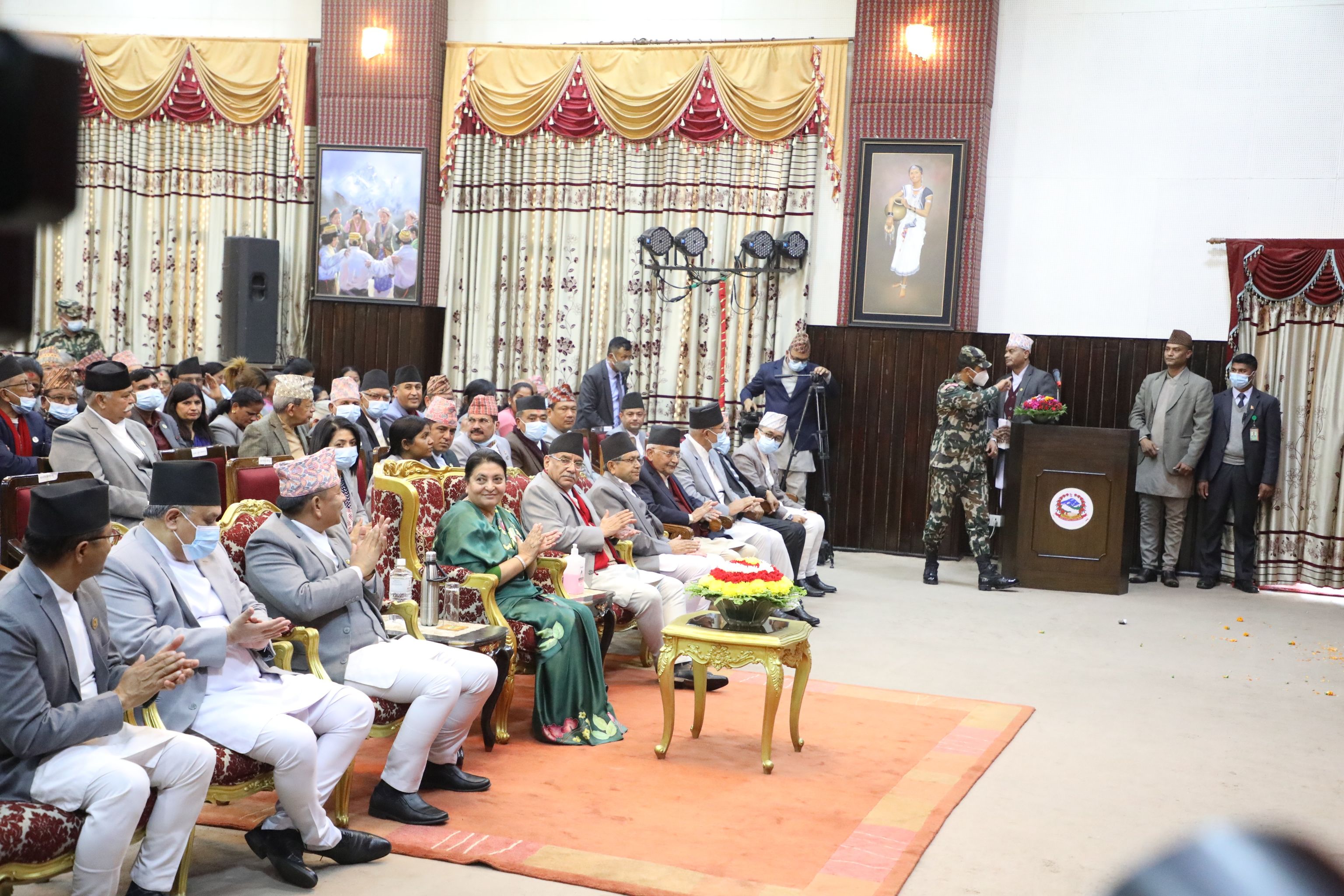 सांसदको सम्मानमा सांस्कृतिक कार्यक्रम (फोटोफिचर)