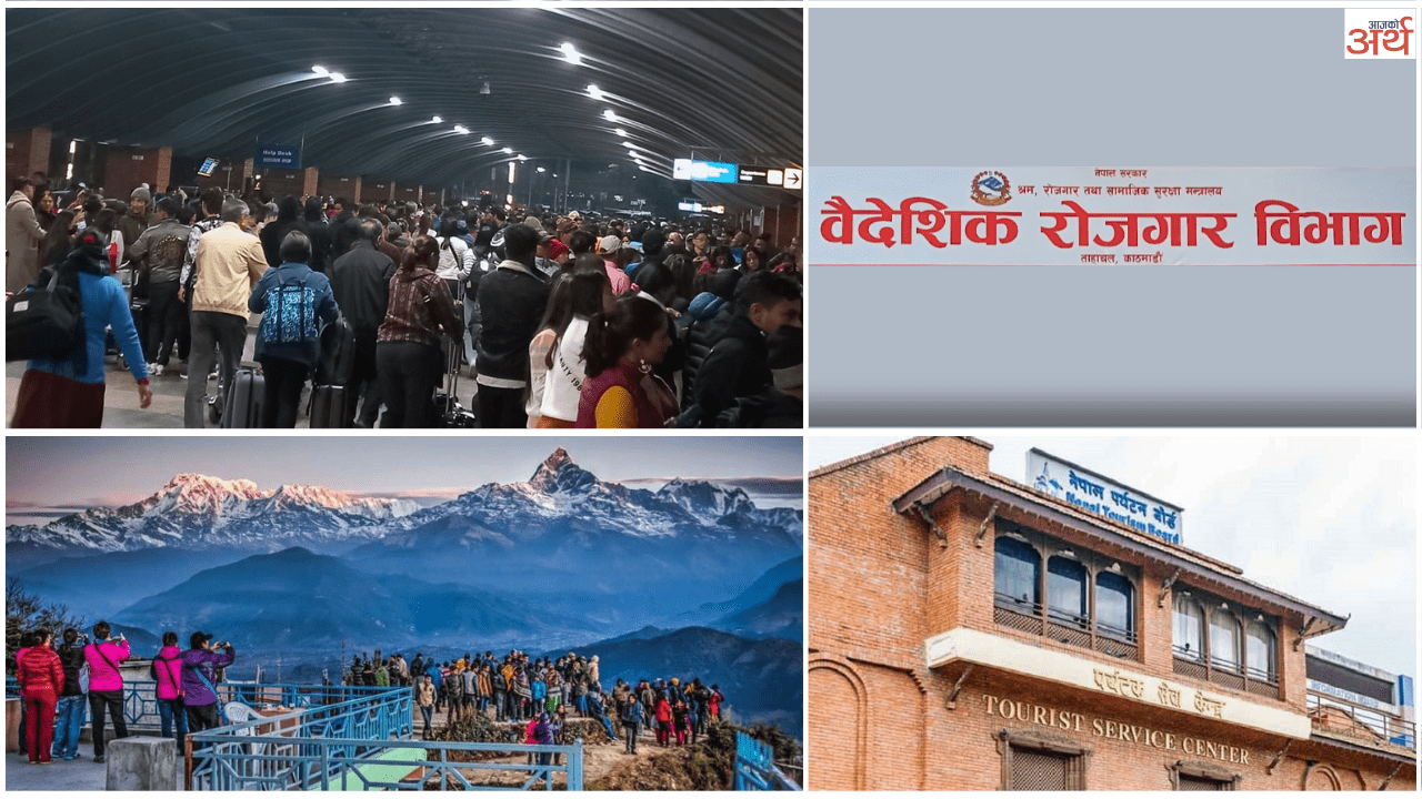 एक महिनामै श्रम स्वीकृति लिने नेपालीको संख्या ६७ हजार माथि, ८८ हजार बढी पर्यटक नेपाल आए