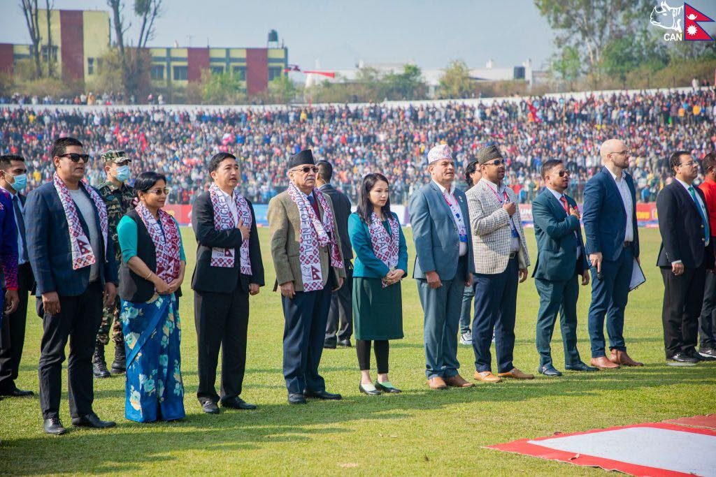 एनपीएल चलिरहँदा प्रचण्डले सम्झिए फ्लडलाइट र स्कोरबोर्ड जडान गर्ने निर्देशन दिएको दिन