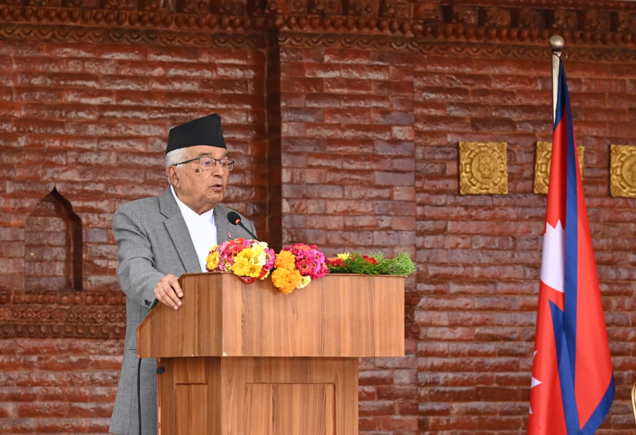 इतिहासको असल पक्षको अनुसरण गर्न सके मात्र वर्तमानलाई न्याय गर्न सकिन्छः राष्ट्रपति पौडेल
