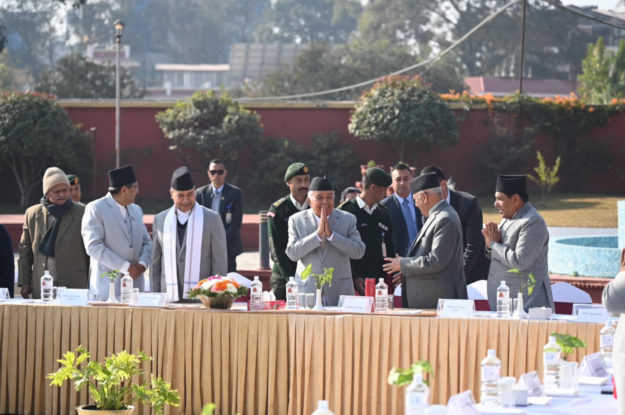 माघीको अवसरमा राष्ट्रपति भवन शीतल निवासमा चियापान (तस्बिरहरु)