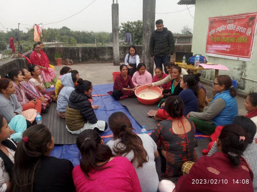 आशा लघुवित्तद्धारा सीपमूलक तालिम