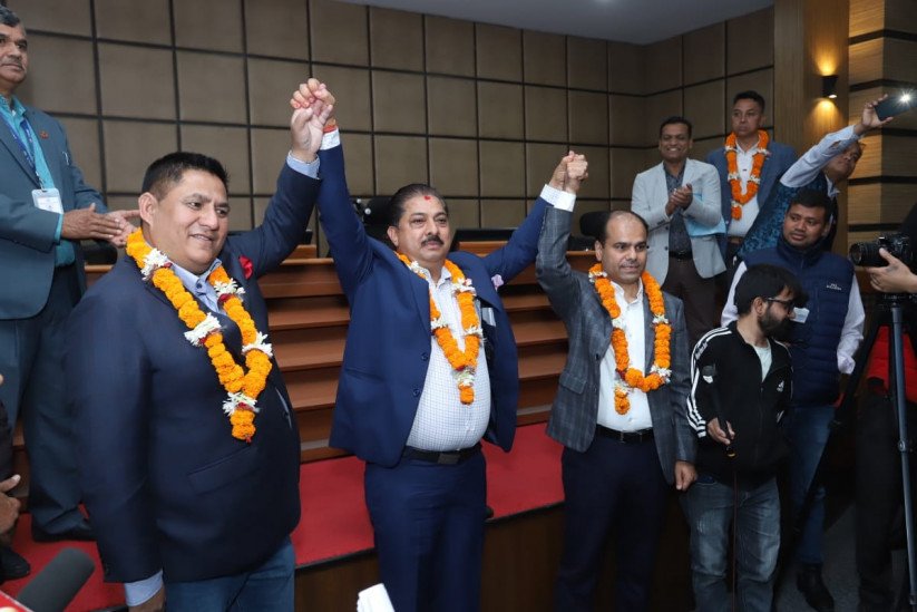 बरिष्ठ उपाध्यक्ष पदका प्रत्याशी अञ्जन श्रेष्ठको टिमद्धारा मंगलबार मनोनयन दर्ता