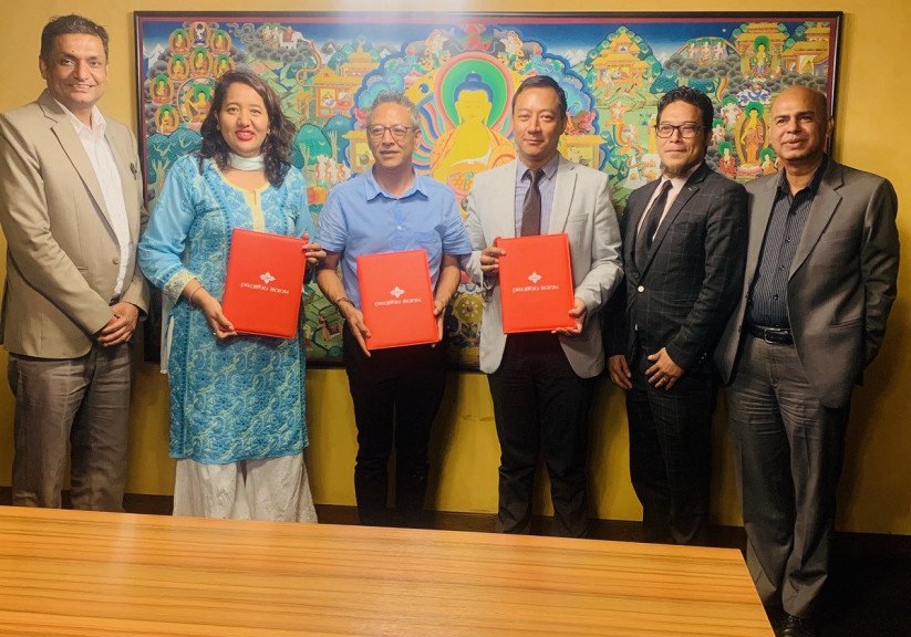 प्रभु बैंक,आर एन्ड डी इन्नोभेटिभ सोलुसन र इनफिकेयर प्रालिबीच त्रिपक्षीय सम्झौता