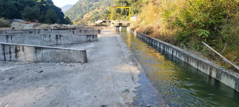 मन्छियाम हाइड्रोपावरको भौतिक संरचना क्षतिग्रस्त