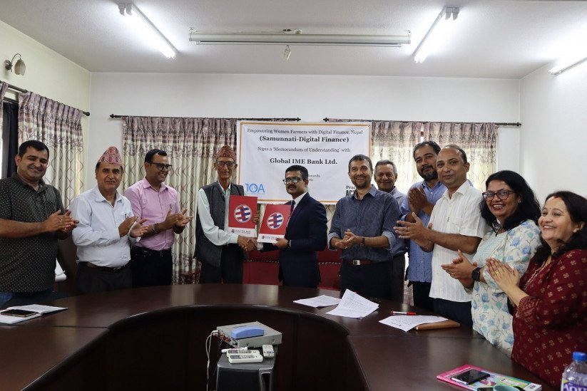 ग्लोबल आइएमई बैंक र डिप्रोक्स नेपालबीच सम्झौता