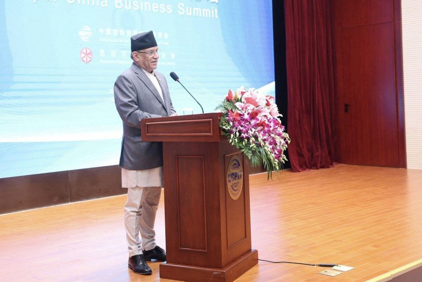 नेपाली–चीनबीचको आपसी सम्बन्धले आर्थिक विकास सम्भवः प्रधानमन्त्री
