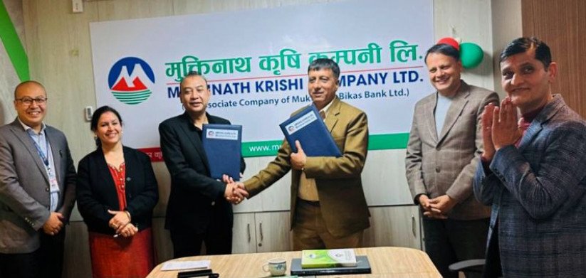 मुक्तिनाथ कृषि कम्पनीको सेयर रजिष्ट्रारमा मुक्तिनाथ क्यापिटल