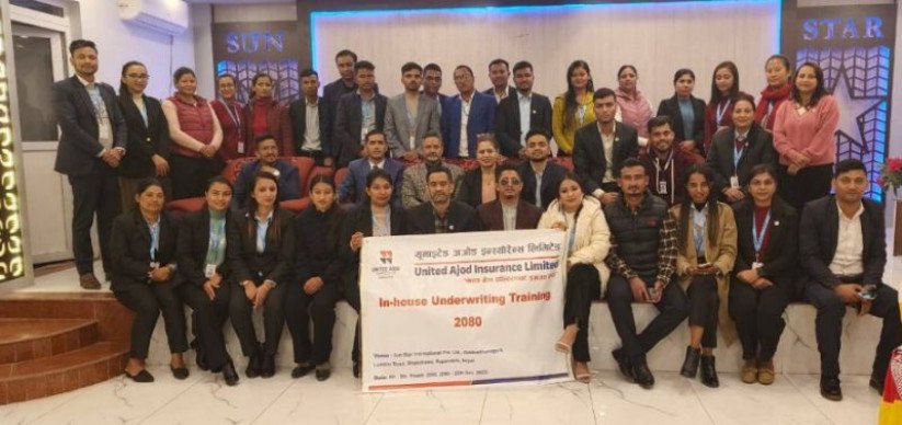 युनाइटेड अजोड इन्स्योरेन्सको  तालिम सम्पन्न
