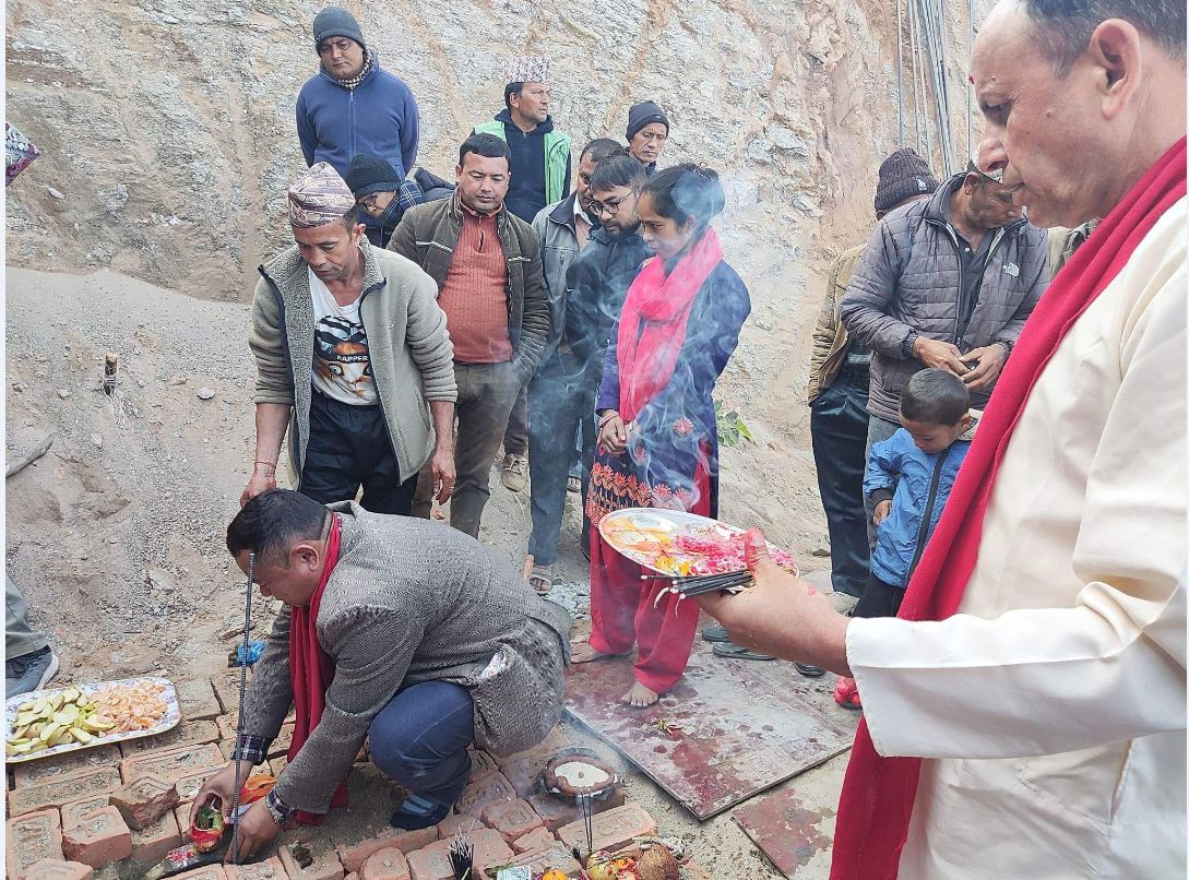 वडा कार्यालय भवन शिलान्यास