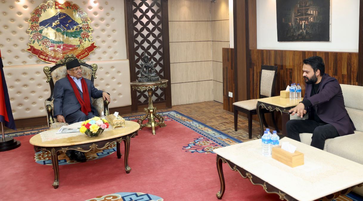 प्रधानमन्त्री ‘प्रचण्ड’–कामपाका प्रमुख शाह–भेटवार्ता