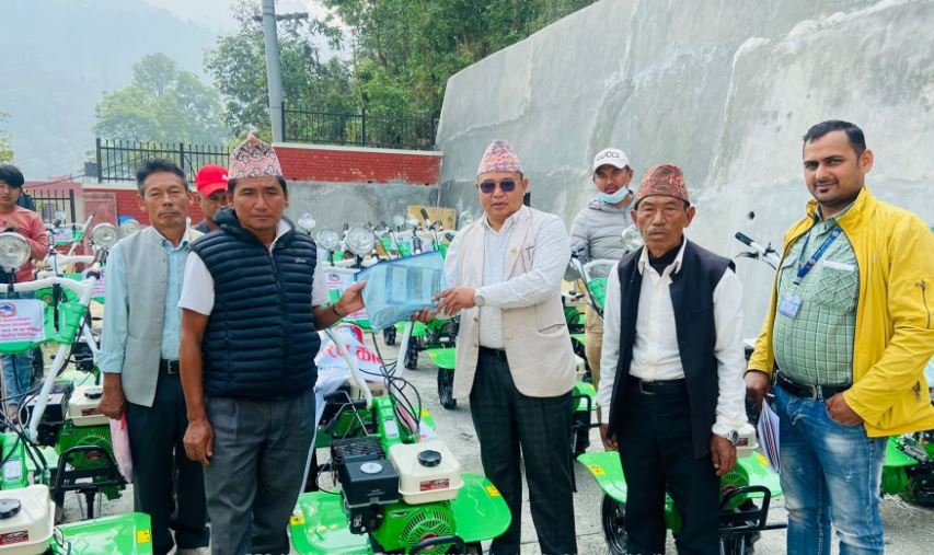 अनुदानमा कृषकलाई  मिनिटिलर