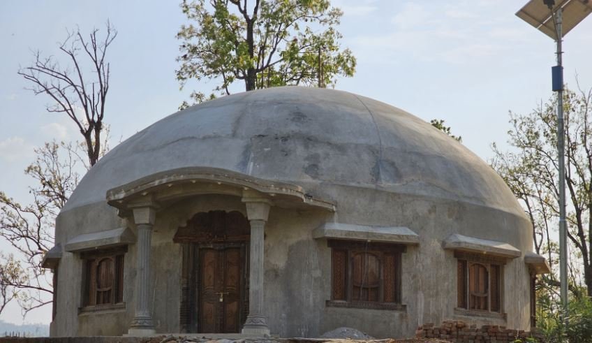 निर्माणाधीन बोधिज्ञान तपोभूमि बौद्ध विहार