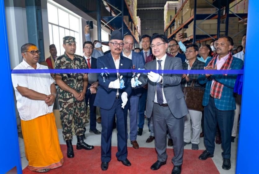 नवलपरासीमा सामसङको टेलिभिजन फ्याक्ट्री उद्घाटन