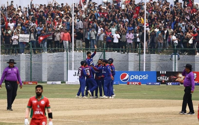 ओमानमाथि नेपाल ८४ रननले विजयी