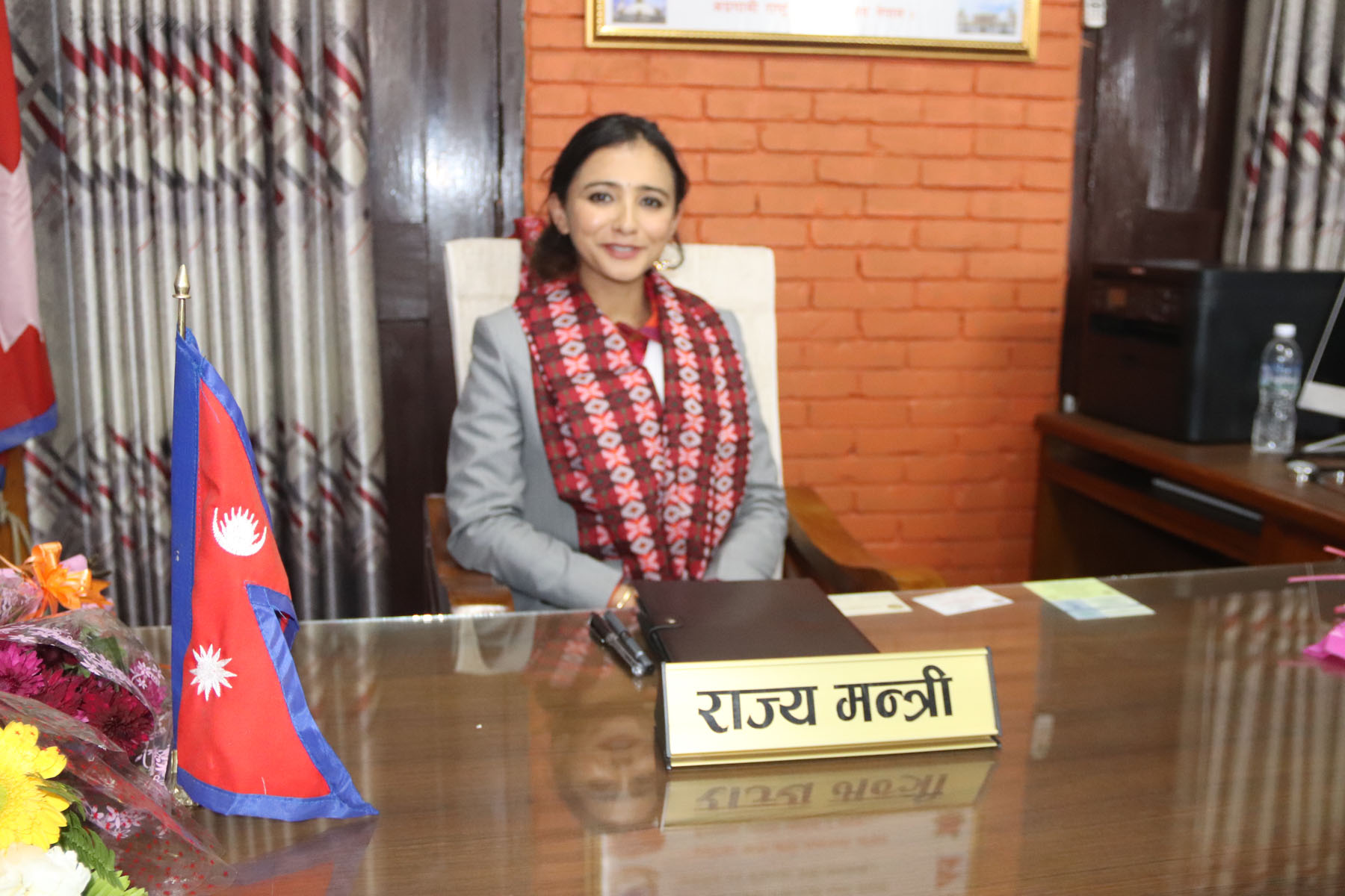 नवनियुक्त स्वास्थ्य तथा जनसंख्या राज्यमन्त्री डा कार्की : पदभार ग्रहण