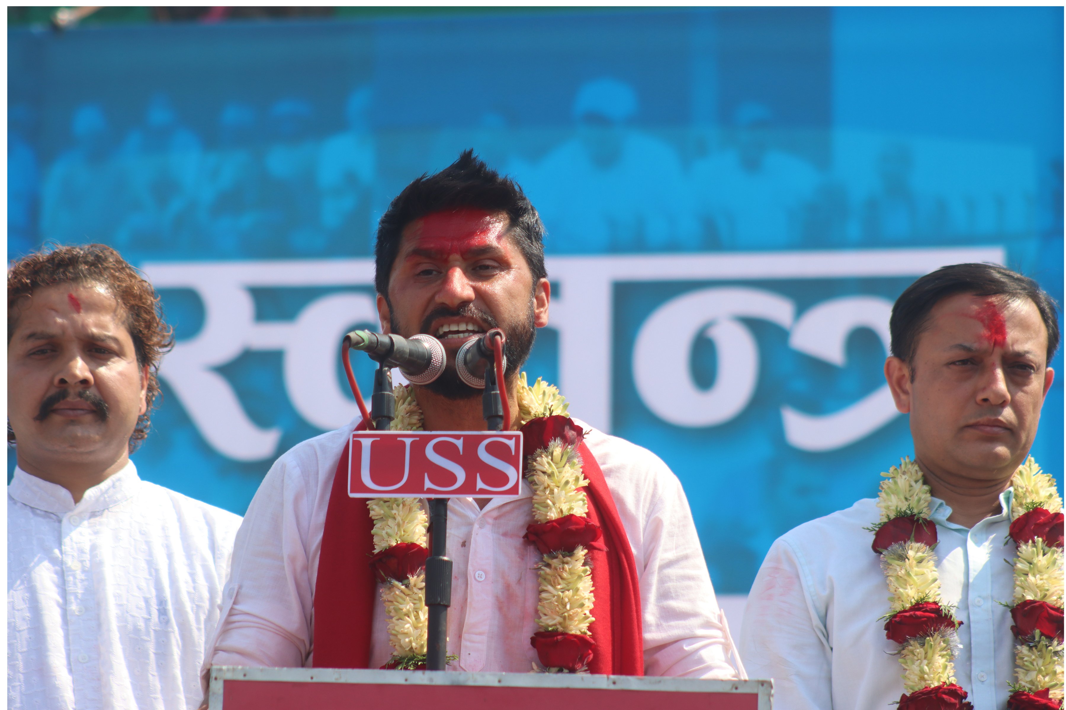 नवनिर्वाचित लामिछाने -सम्बोधन