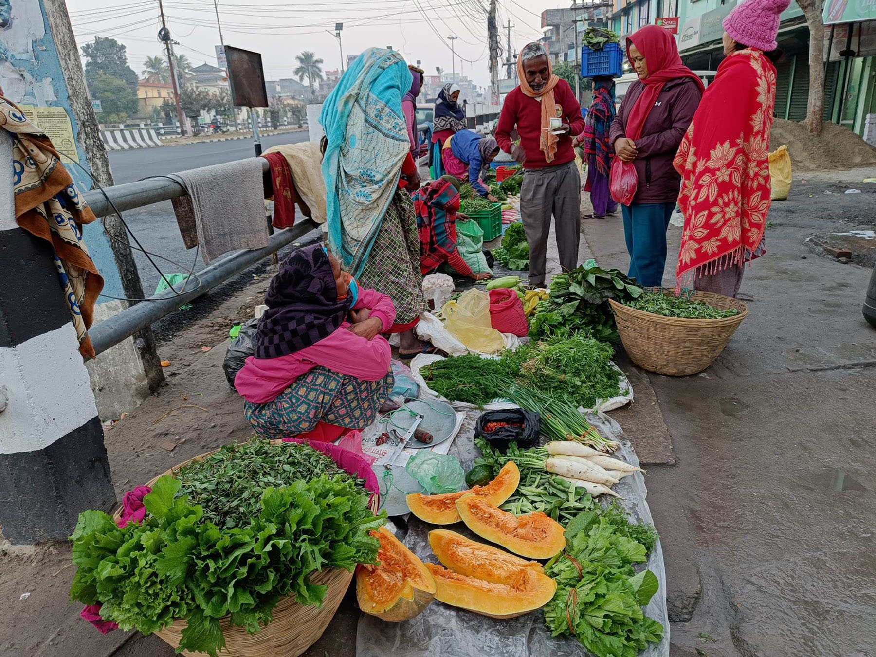 तरकारी विक्री