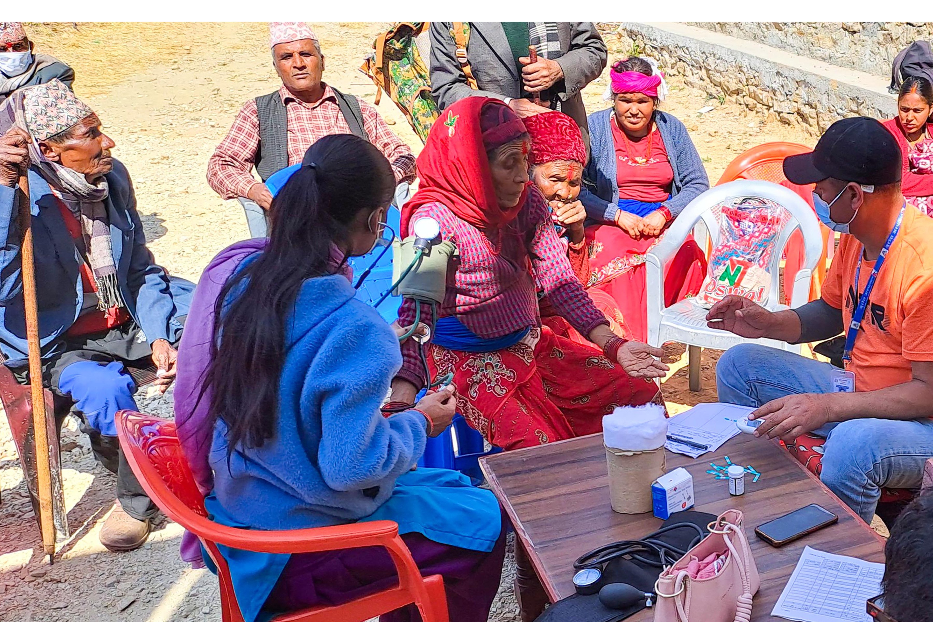 ज्येष्ठ नागरिकको स्वास्थ्य परीक्षण