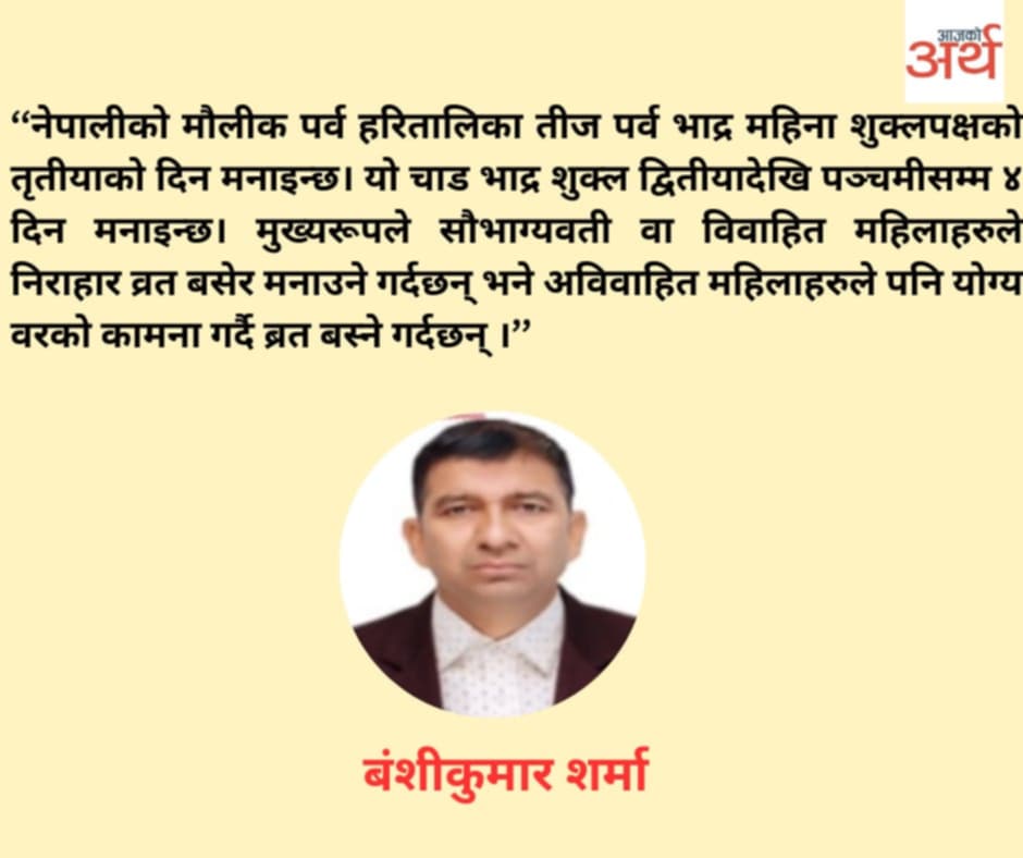 तीज : भक्ति, समर्पण र सौभाग्यको पर्व
