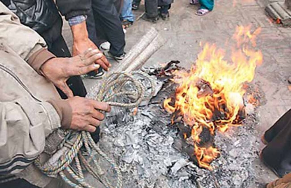 चिसोको जोखिमबाट बच्न सोलुखुम्बुमा आगो ताप्ने व्यवस्था