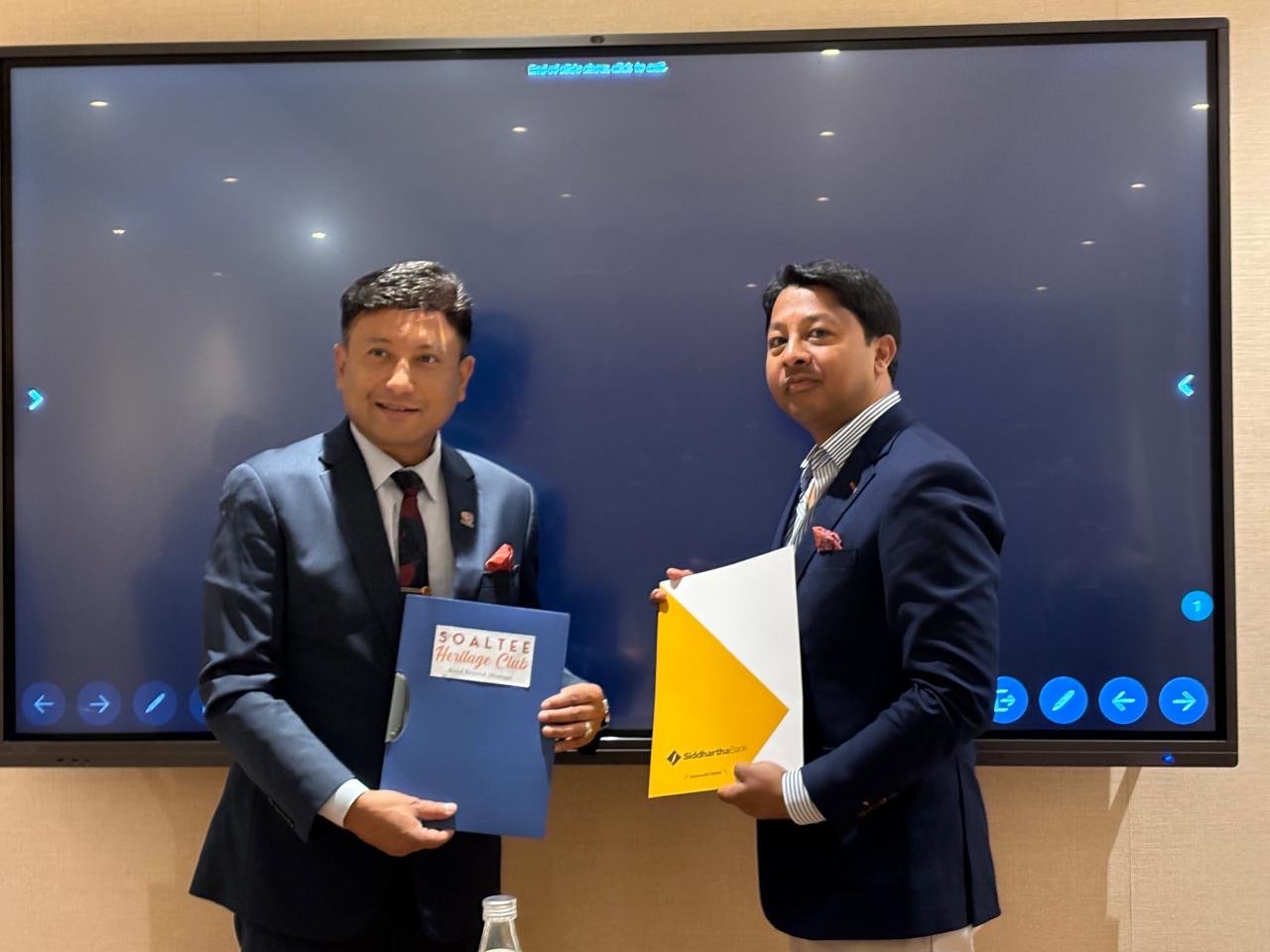 सिद्धार्थ बैंकका ग्राहकले सोल्टी होटेल्स एन्ड रिसोर्टमा २० प्रतिशत सम्मको छुट पाउने