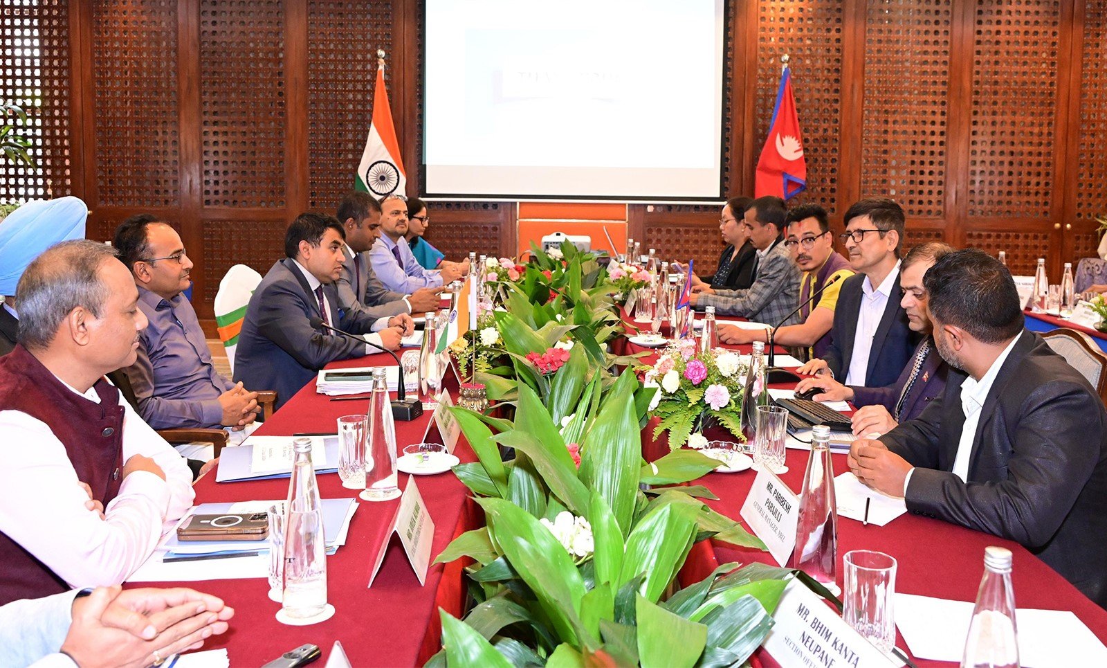नेपाल–भारत सीमापार रेलवे परियोजनाबारे दुई देशका प्रतिनिधिहरुबीच छलफल