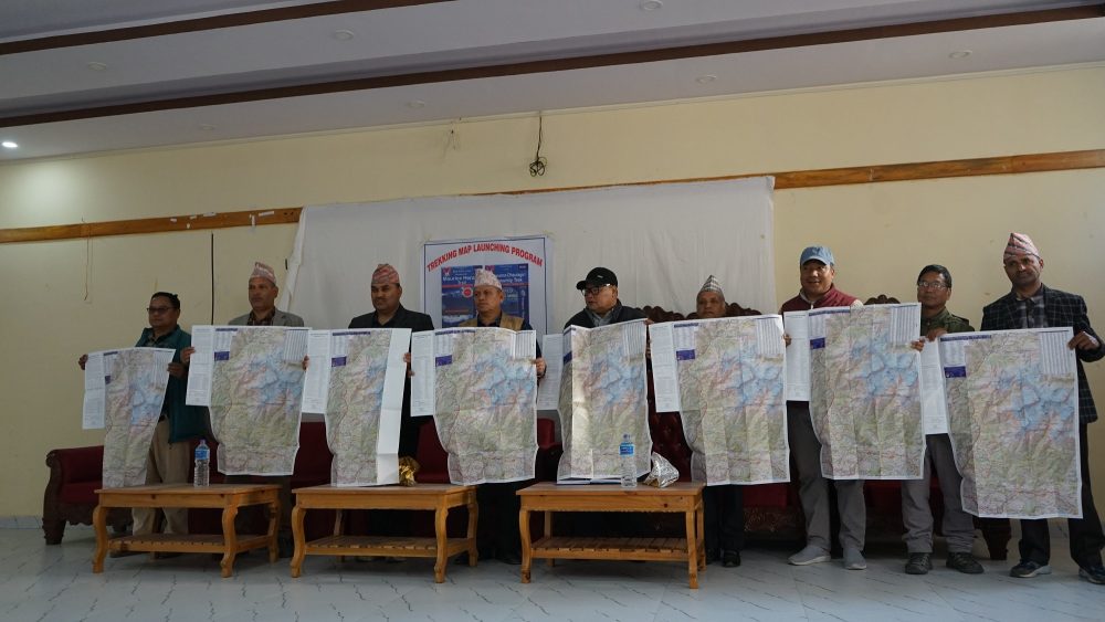 चन्दा संकलन गरेर पदमार्गको नक्सा