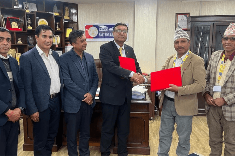 राष्ट्रिय वाणिज्य बैंक र सिंजा गाउँपालिकाबीच सम्झौता