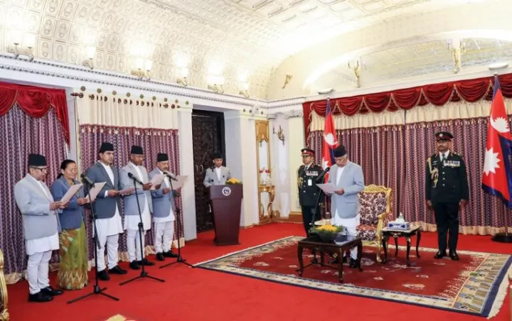 राष्ट्रपति पौडेल समक्ष ५ देशका नवनियुक्त राजदूतको शपथ ग्रहण