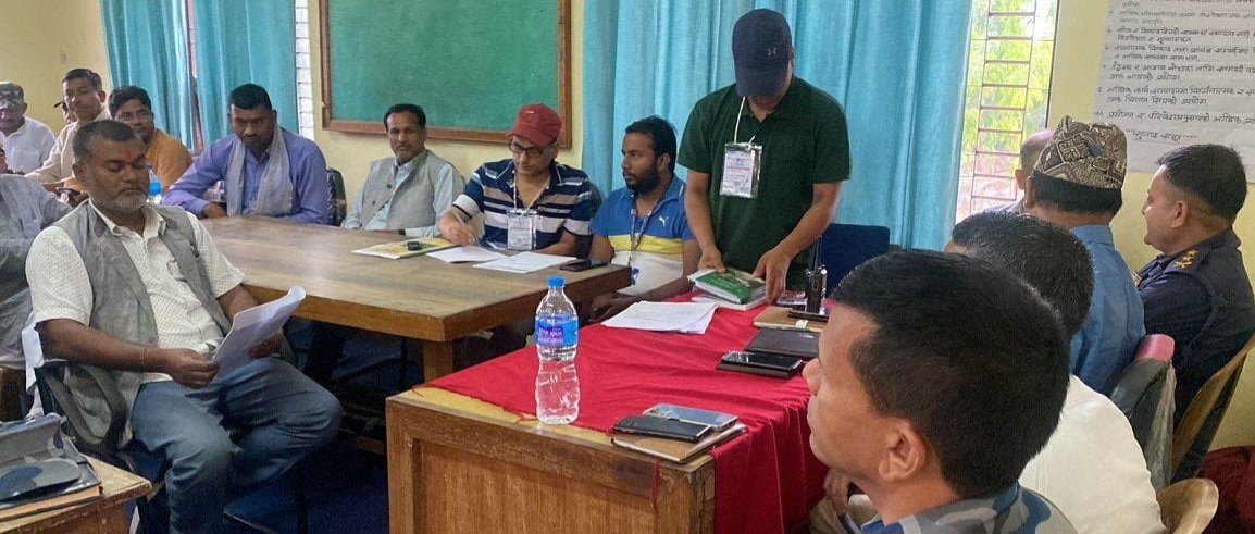 मतगणनाका लागि बारामा सर्वदलीय बैठक सुरु