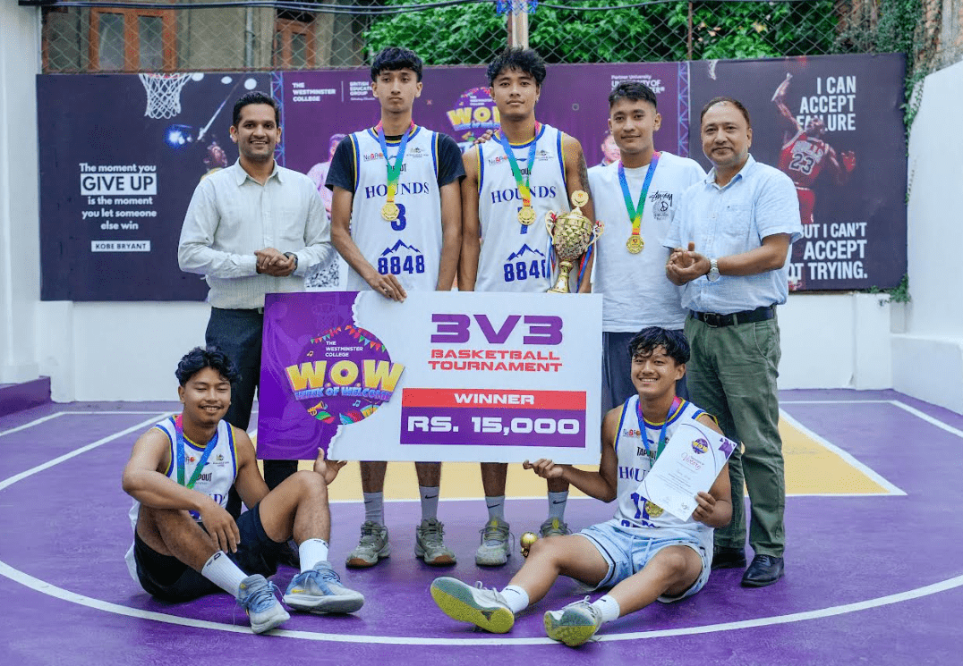 वेस्टमिन्स्टर बास्केटबल टुर्नामेन्टको उपाधि हाउण्ड्स एकेडेमीलाई
