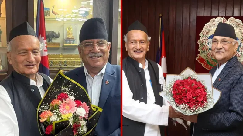 नेपाल भ्रमणमा रहेका भाजपाका नेता भगतसिंह कोश्यारीको उच्च राजनीतिक भेटघाटको ‘गुप्त अन्तर्य’