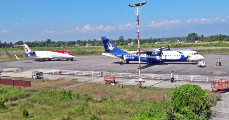 खराब मौसमका कारण भरतपुर, सुर्खेत र तुम्लिङटार विमानस्थलमा उडान स्थगित