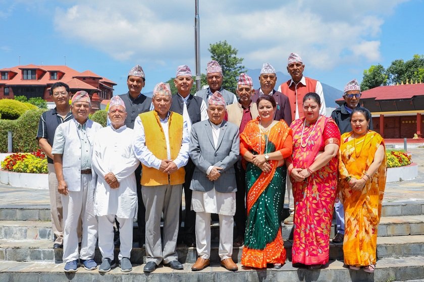 राष्ट्रपति पौडेल र ज्येष्ठ नागरिक महासंघका प्रतिनिधि मण्डलबीच भेटवार्ता