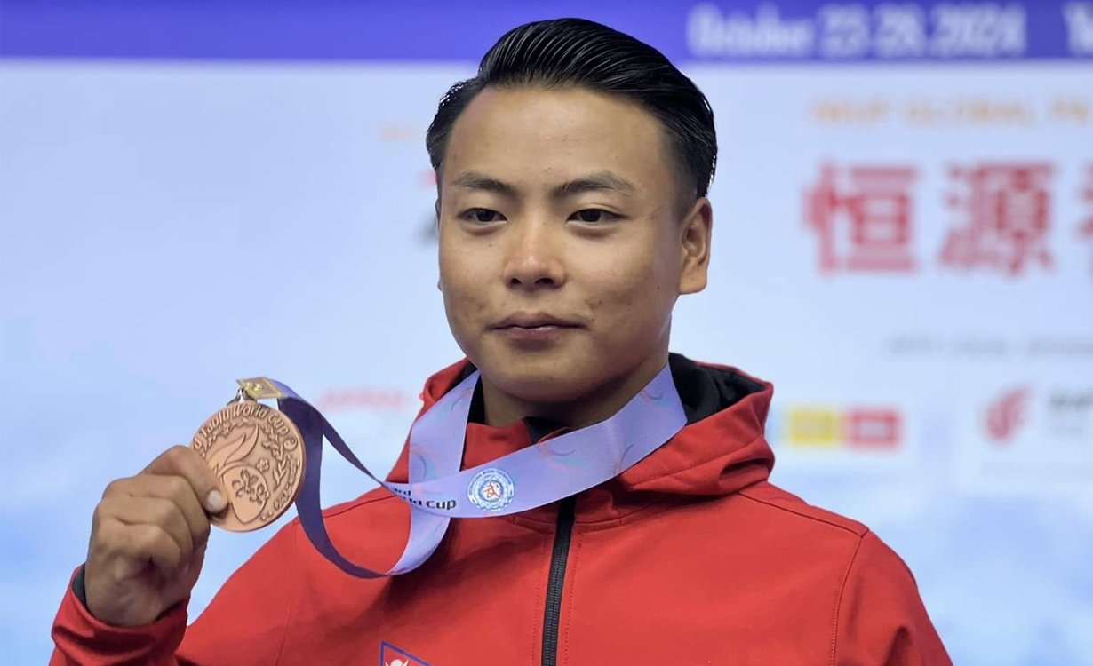 नेपाली उसु खेलाडी सिंजालीले जिते कांस्य पदक
