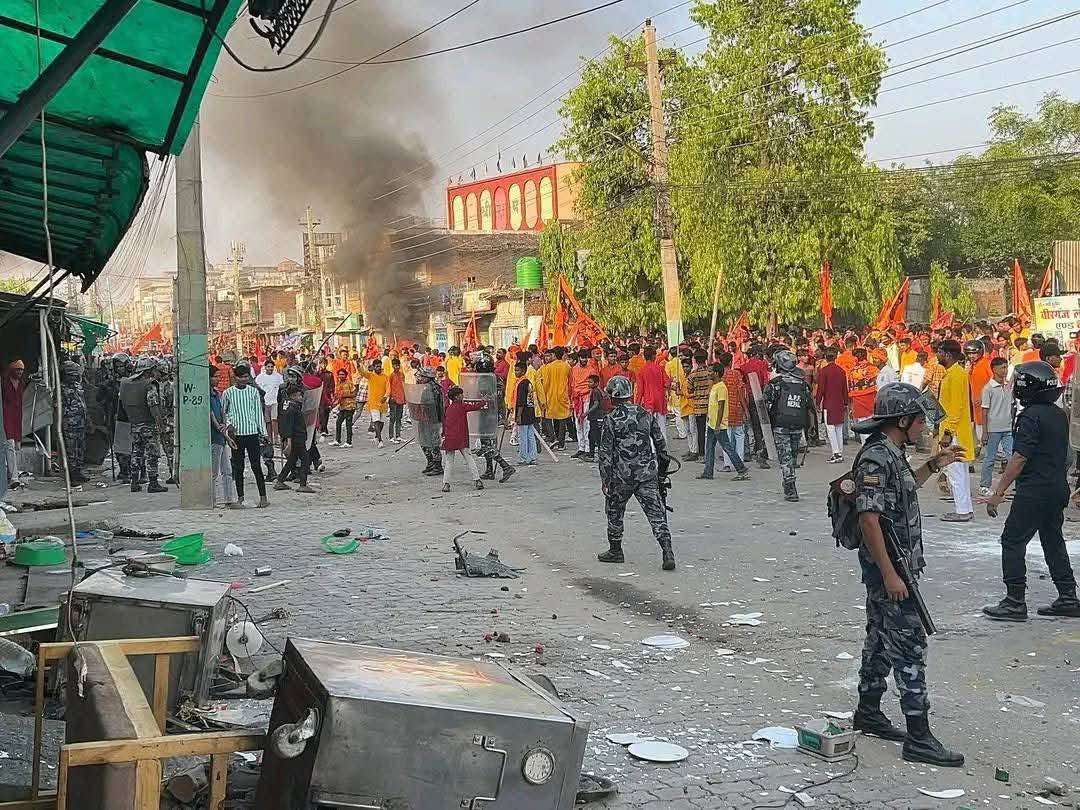 वीरगन्ज महानगरपालिका क्षेत्रमा सेना परिचालन