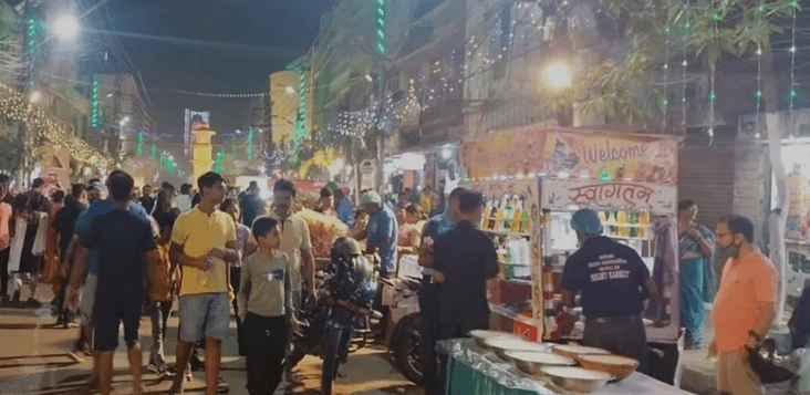 वीरगञ्जमा  रात्रि बजार सञ्चालन