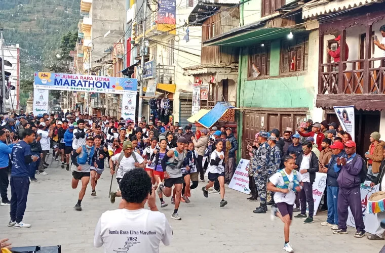जुम्लामा जिल्लास्तरीय राष्ट्रपति रनिङ शिल्डमा हिमा गाउँपालिका प्रथम