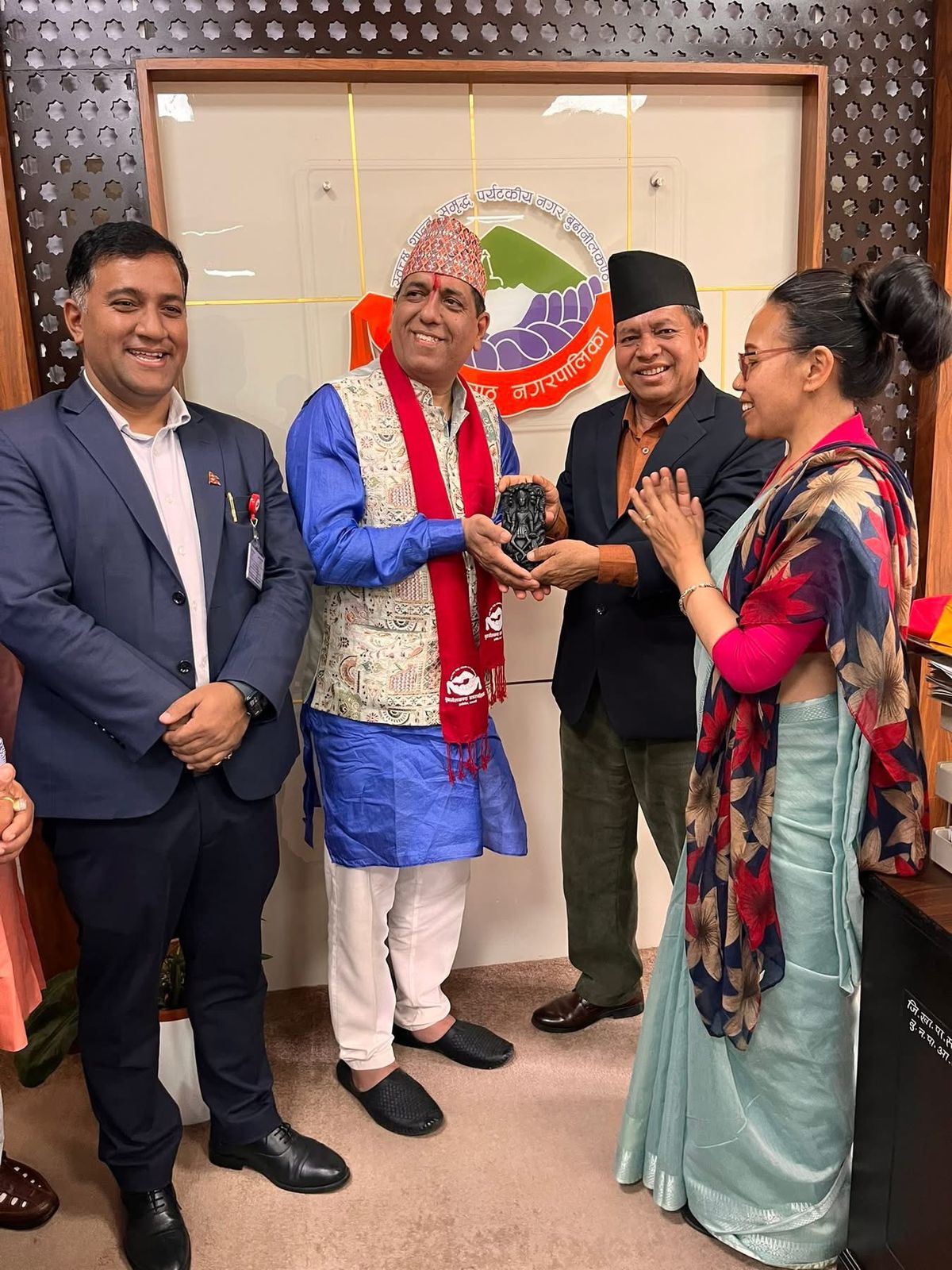 बुढानीलकण्ठ नगरपालिका र इन्डो अष्ट्रेलिया सनातन सोसाइटीबीच सांस्कृतिक सहकार्यबारे  छलफल
