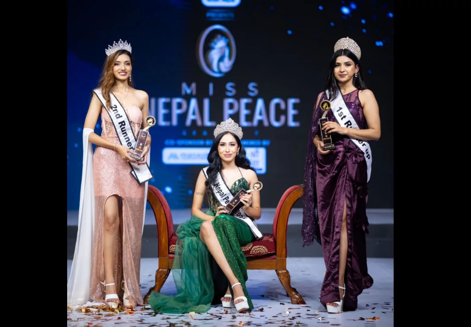 ‘मिस नेपाल पिस–२०२४’को शीर्ष उपाधि लम्साललाई
